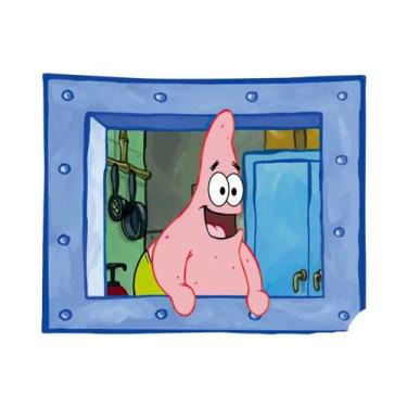 Imagem de Tapeçaria De Parede Do Bob Esponja E Do Squidward Para Quarto, Decoraç