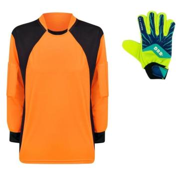 Imagem de Camisa Goleiro trb Infantil Luva DRB Azul Verde Infantil-Masculino