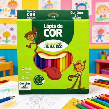 Imagem de Lápis de Cor 24 Cores  Leonora