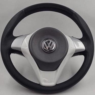 Imagem de Volante Esportivo branco volks gol quadrado vw TODOS Quadrado G1 - Vol