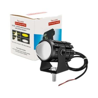 Imagem de Farol De LED Super Brilhante Para Moto Com Projetor E Lente Olho De Pe