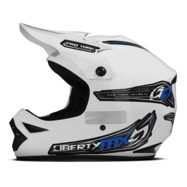 Imagem de Capacete Motocross Liberty MX Pro Enduro Trilha Pro Tork Segurança Con