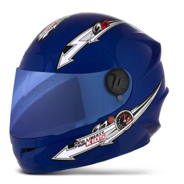 Imagem de Capacete Fechado Pro Tork Liberty Four Kids Infantil Vis. Iridium Tam.