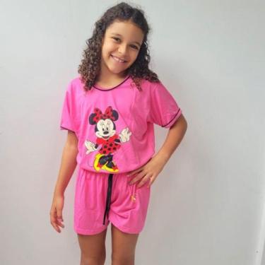 Imagem de Pijama Infantil menina Manga Curta de Verão Conjunto curto - PIJAMAS V