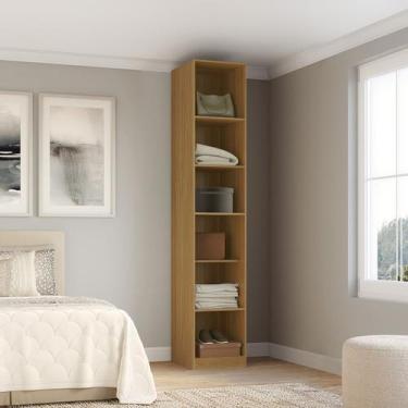 Imagem de Closet Modulado Sem Portas com Prateleiras 35cm Altezza Belmax, Freijó