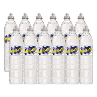Imagem de Kit 12 Detergente Lava Louças Minuano Coco 500ml