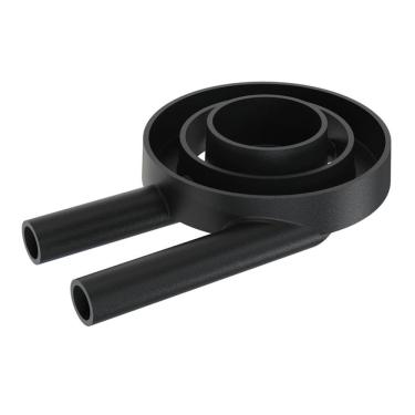 Imagem de Queimador Duplo para Fogão Industrial N05 em Ferro Fundido 15,5cm com Controle Independente Libaneza