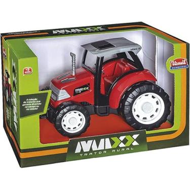 Imagem de Trator Maxx Rural Vermelho - Usual Brinquedos (17682)