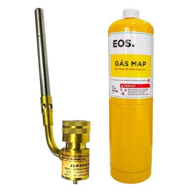 Imagem de Kit Maçarico Solda Alumínio Acendimento Manual + Refil Map - TUNDRA AU