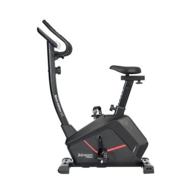 Imagem de Bicicleta Ergométrica Vertical com 8 Níveis de Resistência Black Editi