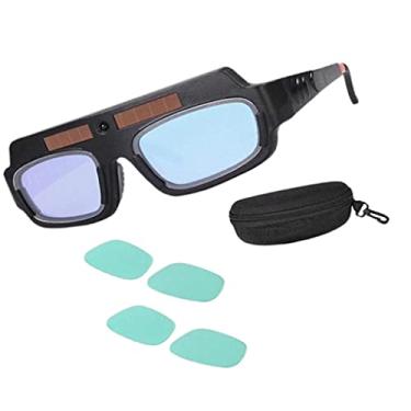 Imagem de Óculos de soldagem com escurecimento automático, capacetes de soldagem Proteção ocular com escurecimento automático anti- para soldagem ARC Mig