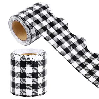 Imagem de Quadro de avisos URATOT com acabamento decorativo de borda para quadro negro, branco e preto