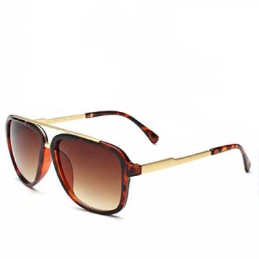 Imagem de Óculos de Sol Masculino Feminino Vintage Retro Esportes Condução Óculos de Sol Grande Armação Colorida Óculos Exteriores UV400, MULTI, China