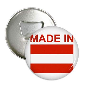 Imagem de Feito na Áustria Country Love abridor de garrafas ímã de geladeira emblema multifuncional