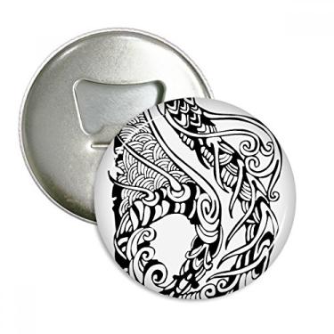 Imagem de Culture Chinese Line China Dragon abridor de garrafas ímã de geladeira emblema multifuncional