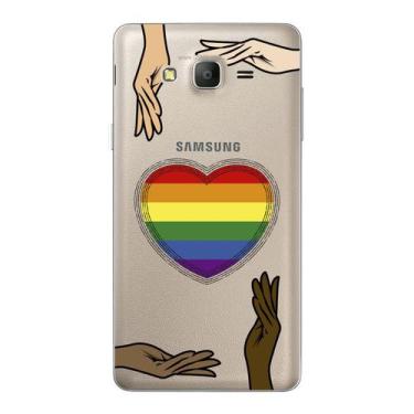 Imagem de Capa Case Capinha Samsung Galaxy  On7 Arco Iris Etnias - Showcase