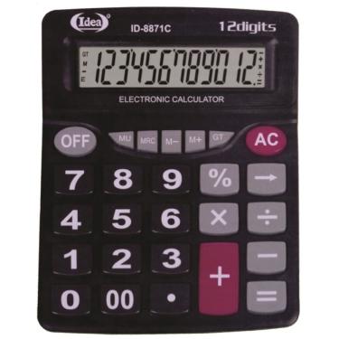 Imagem de Calculadora de mesa comercial escritório display 12 dígitos