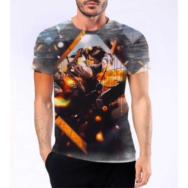Imagem de Camiseta Camisa Levi Ackerman Capitão Attack On Titan Hd 5 - Estilo Kr
