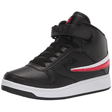 Imagem de Fila Tênis alto masculino, Preto/vermelho/branco., 10.5