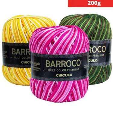 Imagem de Kit 10 Barroco Multicolor Premium 200G Variadas - Circulo