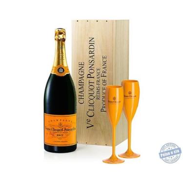 Imagem de Champagne Jeroboam Veuve Clicquot Brut 3000 Ml Com Caixa De Madeira +