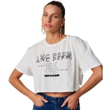 Imagem de Camiseta Cropped Easy Lança Perfume Off White Feminino