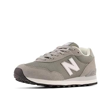 Imagem de New Balance Tênis feminino 515 V3, Cinza ardósia/branco/cinza alumínio, 35
