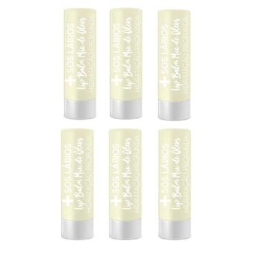 Imagem de Bizzico KIT 6 UNIDADES - SOS LÁBIOS LIP BALM MIX DE ÓLEOS 3,5GR TOP BEAUTY, Top Beauty