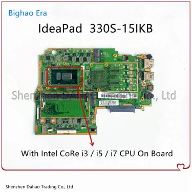 Imagem de Placa-mãe portátil para Lenovo IdeaPad  Ideapad 330S-15IKB  Intel i3  i5  i7  CPU  4GB de RAM