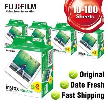 Imagem de Fujifilm Instax Quadrado instantâneo filme borda branca  cor Flm  Fuji SQ1  SQ10  SQ6  SQ20  SP3