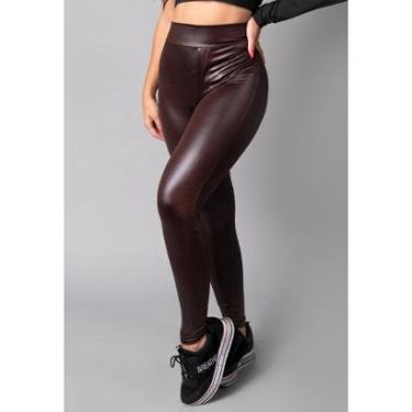 Imagem de Calça Cirre MVB Modas Legging Cintura Alta Disco Hot Pants-Feminino