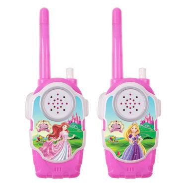 Imagem de Walkie Talkie Infantil Rádio Comunicador Brinquedo Princesas
