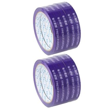 Imagem de Esquirla 10x fitas de vedação de saco comprimento 55m ferramentas de pacote fitas seladoras de saco para embalagem de vegetais, roxo