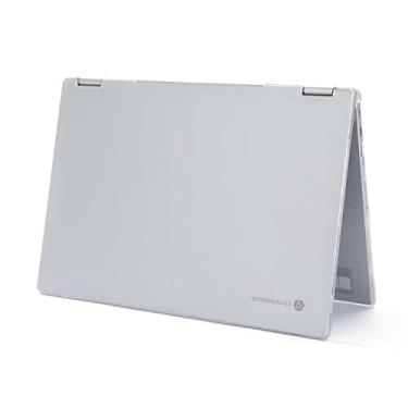 Imagem de mCover Capa compatível apenas com notebook conversível Acer Chromebook Spin 514 CP514-1H Series 2020 ~ 2022 (Não serve para outros modelos Acer) - transparente