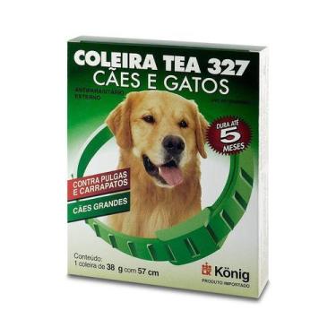 Imagem de Coleira Antiparasitária Tea Konig para Cães e Gatos - 38g