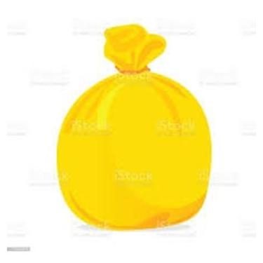 Imagem de Sacos para lixo de 100 litros com 50 unidades - PPP Comércio, Amarelo