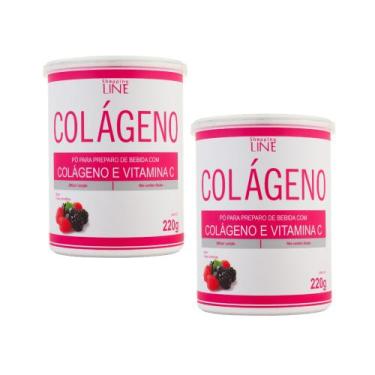 Imagem de Kit Colágeno Hidrolisado em pó com Vit C 220g - Shopping Line Natural