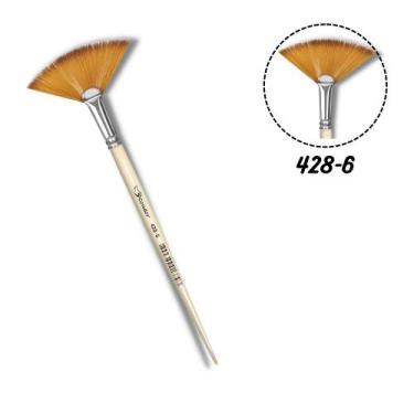Imagem de Pincel Condor 428-06 Leque Sintético Cabo Curto 