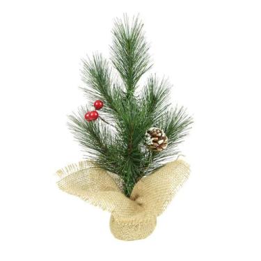Imagem de Mini arvore natalina vail decorada 30cm - christmas & co - 6 galho - N