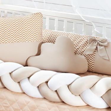 Imagem de Kit Berço Doce Bebe 11 Peças - kit doce bebe 11 pçs, Bege