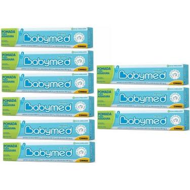 Imagem de Babymed Pomada tratamento kit com 9x45g Azul Bebê Menino - Cimed