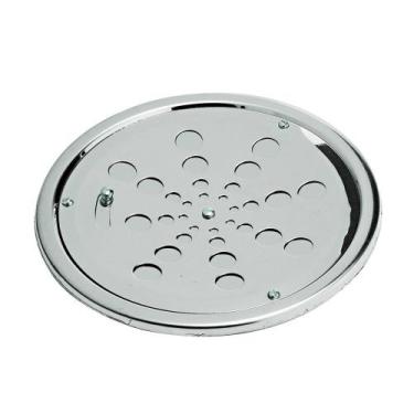 Imagem de Grelha Redonda Aço Inox com Caixilho e Fecho 15cm 1915 Fani
