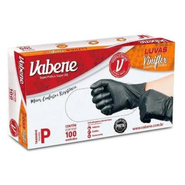 Imagem de Luvas Viniflex P Preta 100uni - Vabene