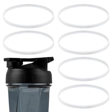 Imagem de 6 peças de vedação para HELIMIX 2.0 Vortex liquidificador coqueteleira 793 g, anel de vedação de silicone peças de vedação à prova de vazamento tampa de garrafa de água anel O peça de vedação para