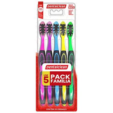 Imagem de Dentalclean Escova de Dentes Magic - Pacote Família 5 Unidades, Macia