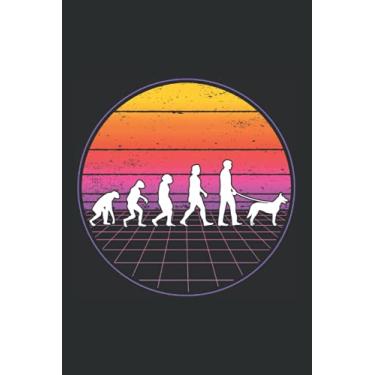 Imagem de Hollandse Herder Tagesplaner: Hollandse Herder Evolutino Vaporwave Schäferhund/Kalender 2022 / Wochenplaner Tagesplaner Planer/Planungsbuch To-Do-Liste / 6x9 Zoll / 100 ausfüllbare Seiten