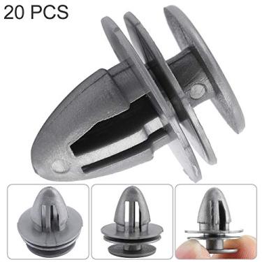 Imagem de Painel da Porta do Carro Pára-choques Guarnição Clipes Prendedor Kit Rebite Sólido à Prova Dwaterproof água Cinza 100 Pçs CR-V del Sol (pacote de dez)