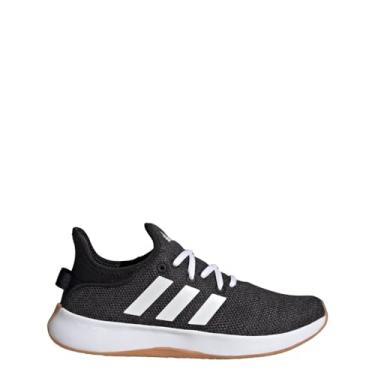 Imagem de adidas Cloudfoam Pure Tênis esportivo feminino, Preto/branco/cinza, 36