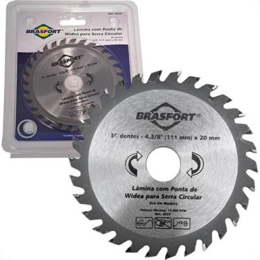 Imagem de Serra Circular Widea Brasfort 4.3/8''X 30 Dentes X 20Mm - BRASFORT / B