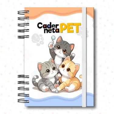 Imagem de Caderneta de Vacinação Pet, 21,5 x 15,5cm, 108 Páginas, Controle de Saúde e Anotações para Cães e Gatos